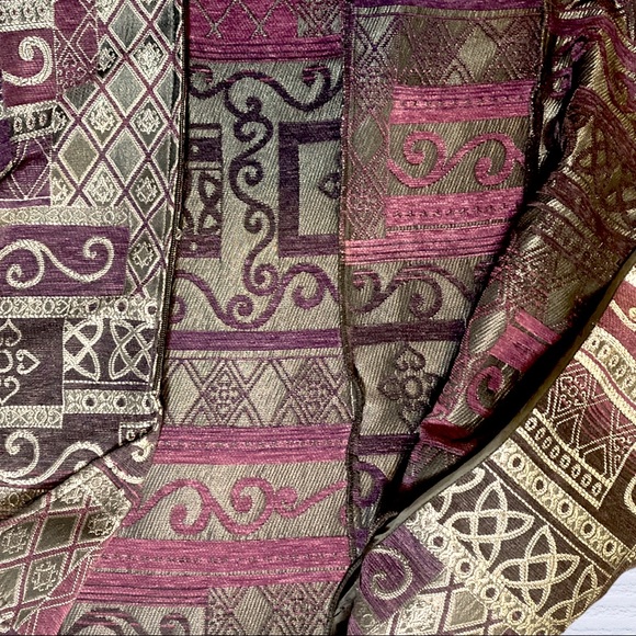 Dress barn patchwork Tapestry zip up Jacket womens 1X - Picture 6 of 6